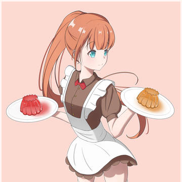 メイドとプディング