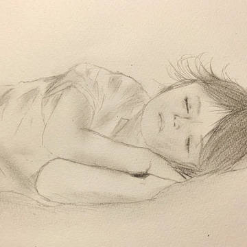 1時間デッサン練習✏️⑤