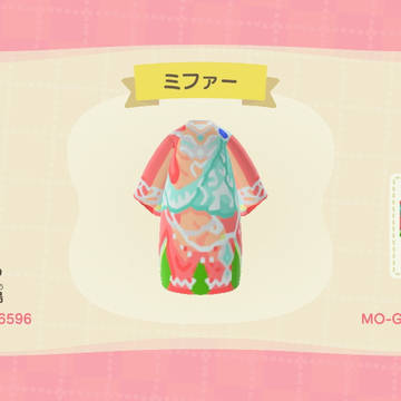 あつ森でミファーの服作ってみた