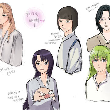 好きな美少年たちを描いてみた!!