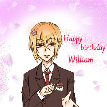 Happy birthday ウィリアム