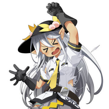ブロン子さん立ち絵です（学生服）＋1