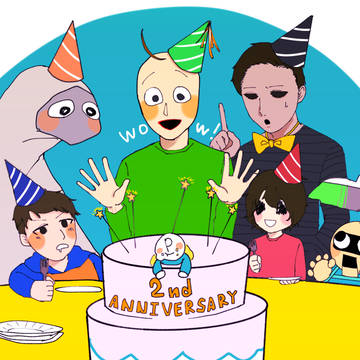 Baldi’s Basics2周年おめでとう!🎉