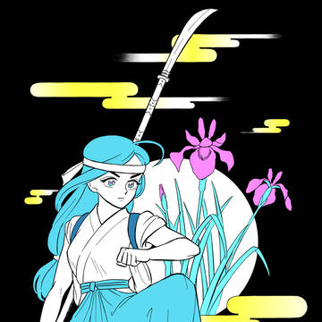 Naginata girl