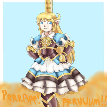 Charlotta is gassy! (Art Trade)