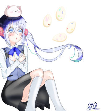 イースター　ごちうさ　チノちゃん