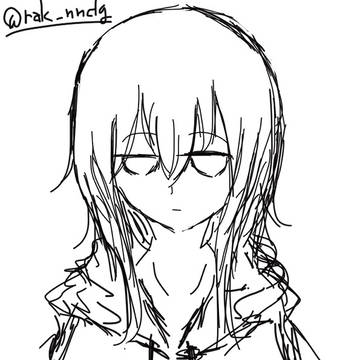 ヴェールヌイ(響) ラフ絵