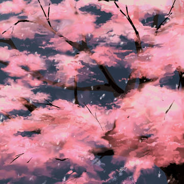 雪と桜と化かし合い
