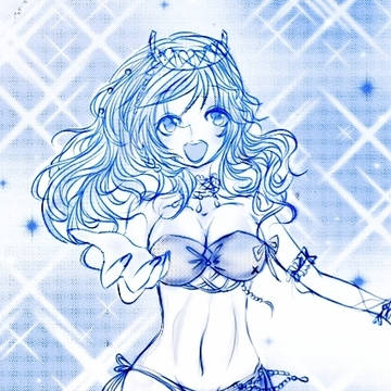 アイドル女生徒の水着