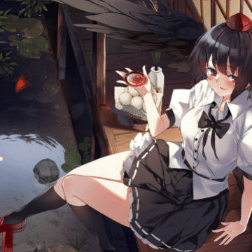 文ちゃんとお月見