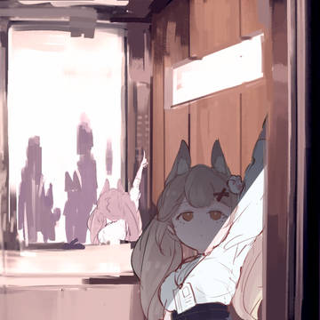 しゃちくけもみみちゃん(゜、。ア