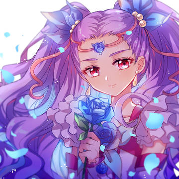 青いバラ
