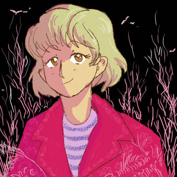 Retro anime girl