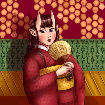 Red Kimono