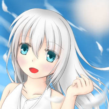 白髪少女