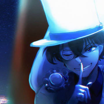 怪盗キッド描く時同じ構図になってしまう