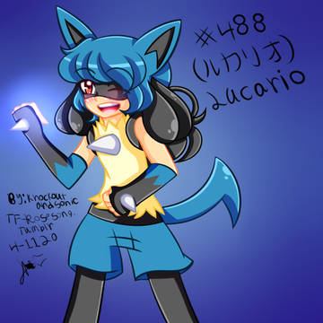 Lucario (Gijinka version)