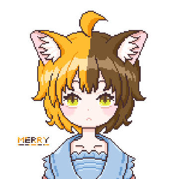 あくび_pixel animation