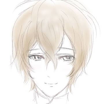 顔だけ練習