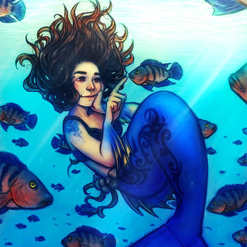 Commission for Mermaid Celeste