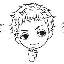 人狼ジャッジメント　キャラ絵（モノクロ）