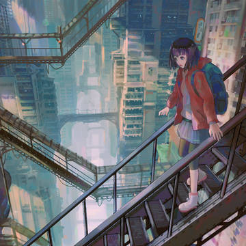 高層街