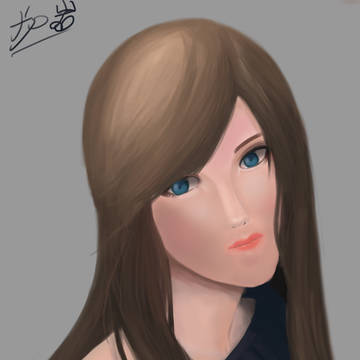女性头像练习