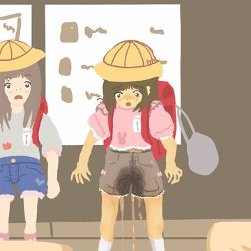 教室でおもらし