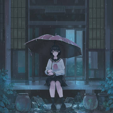 雨の日に浸る