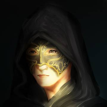 Black cloaked envoy