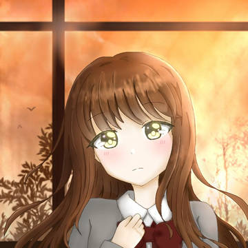 夕暮れの中...