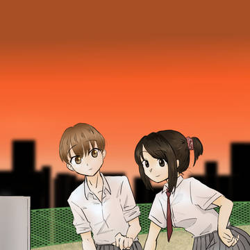 夕日