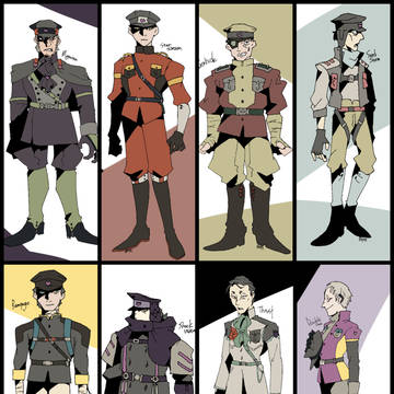 マイ伝デ軍擬人化