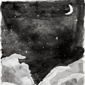 冰山与星空