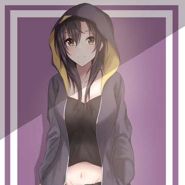 パーカー娘
