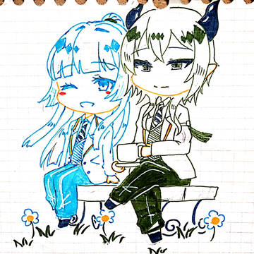 twst夢絵(マレタロ×夢主)