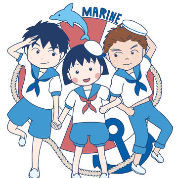 マリンルックちびまる子ちゃん