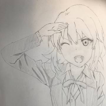 鉛筆書きいろはす!