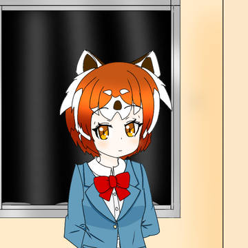 学生服レッサーパンダちゃん