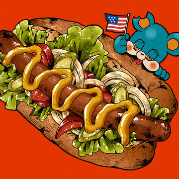 ホットドッグ🌭