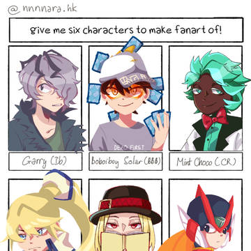 6 fanarts challenge