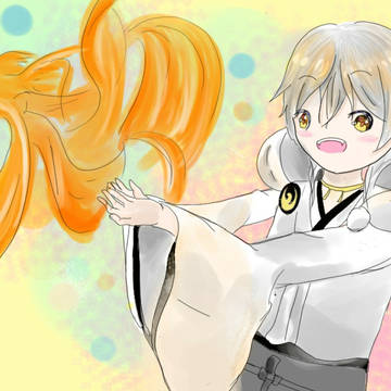 鶴丸と金魚
