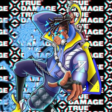 True Damage Ekko fan art