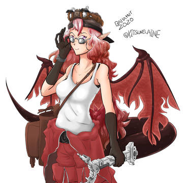 Bahamut (OC, princess mechanic)
