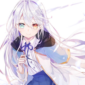 白髮的異能者少女