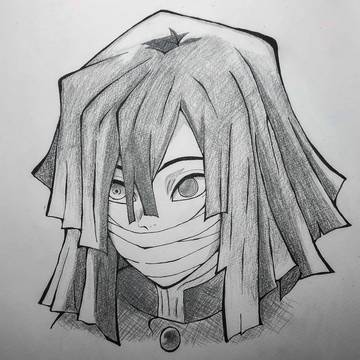 伊黒小芭内　模写