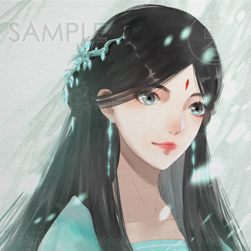 人像稿子