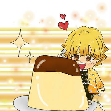 プリンと我妻善逸