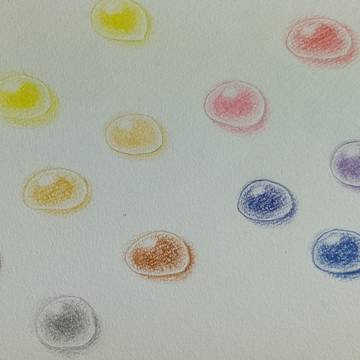 水滴 描いてみた。
