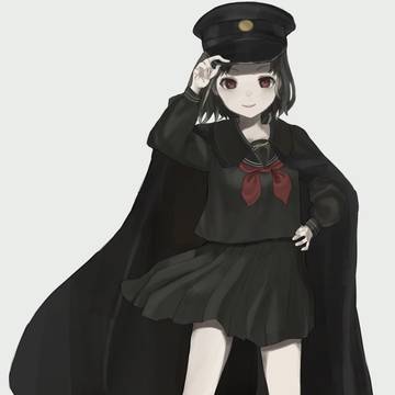 外套の女子高生